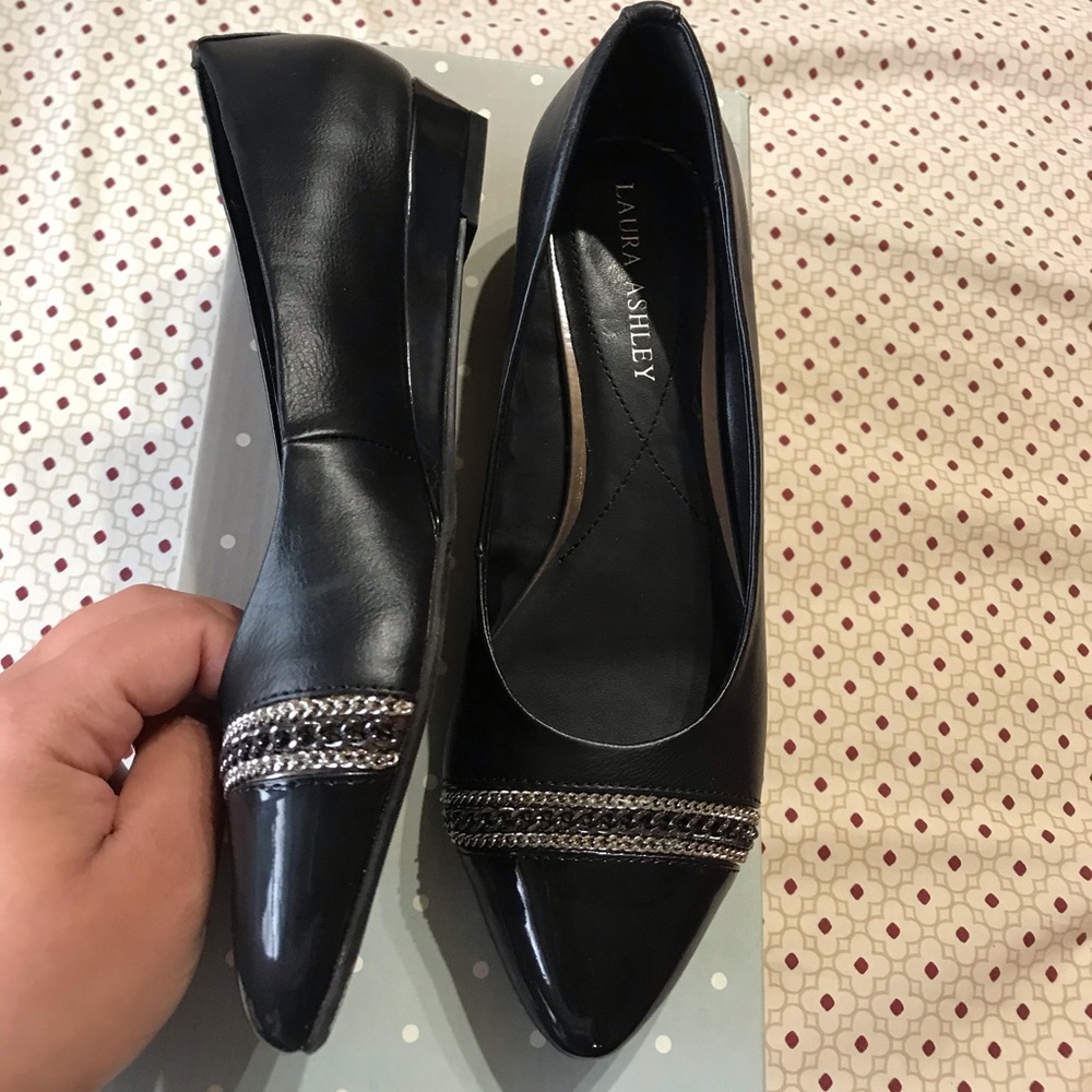 Black Dress Shoes - Laura Ashley